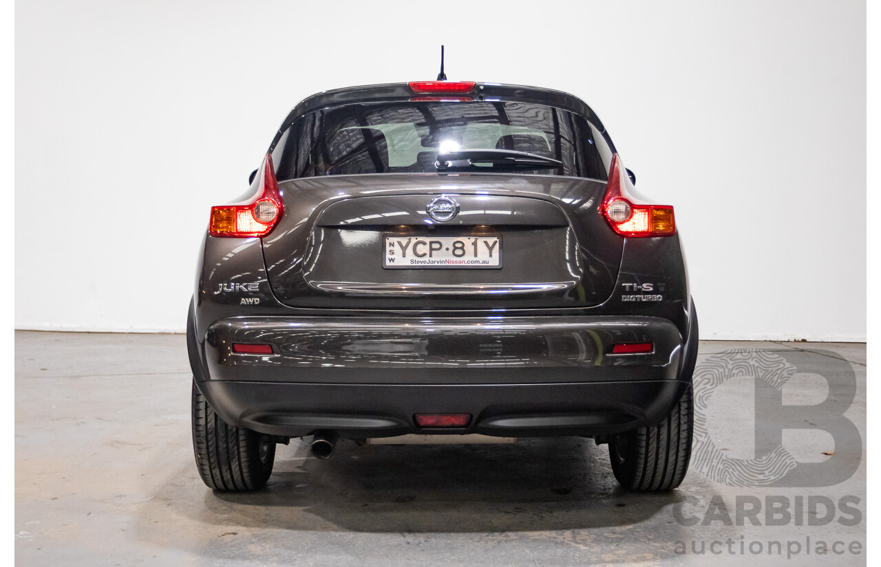 5/2015 Nissan Juke Ti-S (AWD) F15 4d Wagon Coyote Brown Metallic Turbo 1.6L