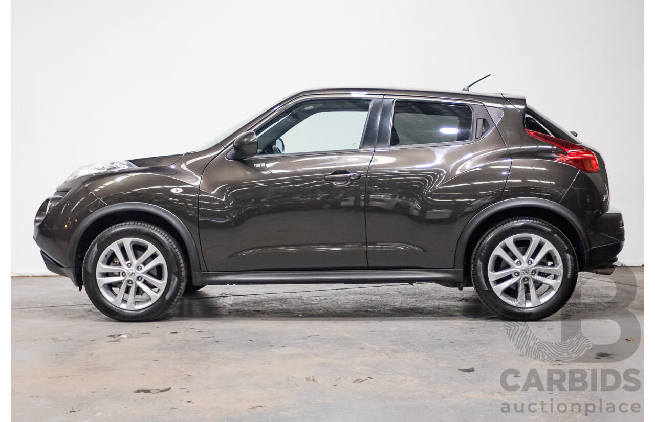 5/2015 Nissan Juke Ti-S (AWD) F15 4d Wagon Coyote Brown Metallic Turbo 1.6L