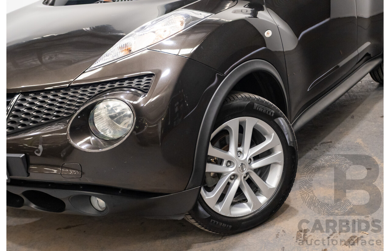 5/2015 Nissan Juke Ti-S (AWD) F15 4d Wagon Coyote Brown Metallic Turbo 1.6L