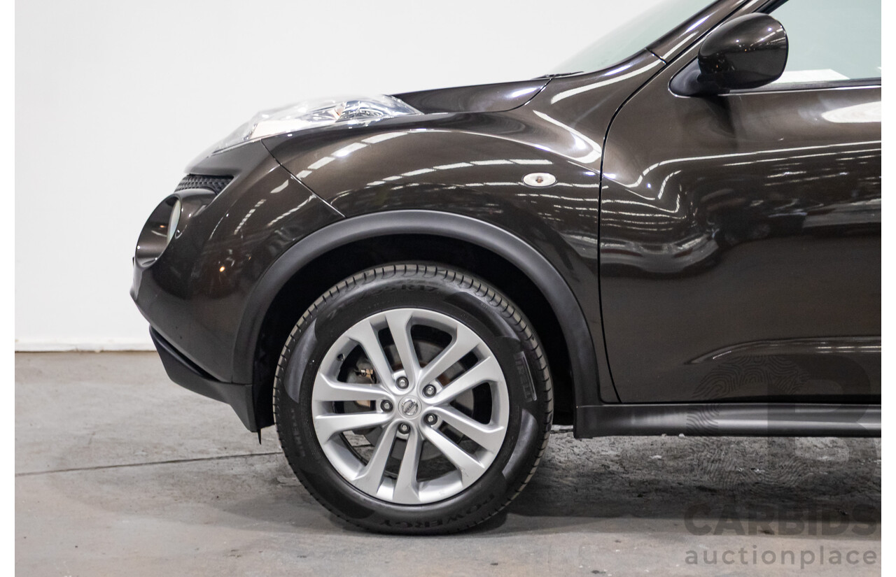 5/2015 Nissan Juke Ti-S (AWD) F15 4d Wagon Coyote Brown Metallic Turbo 1.6L