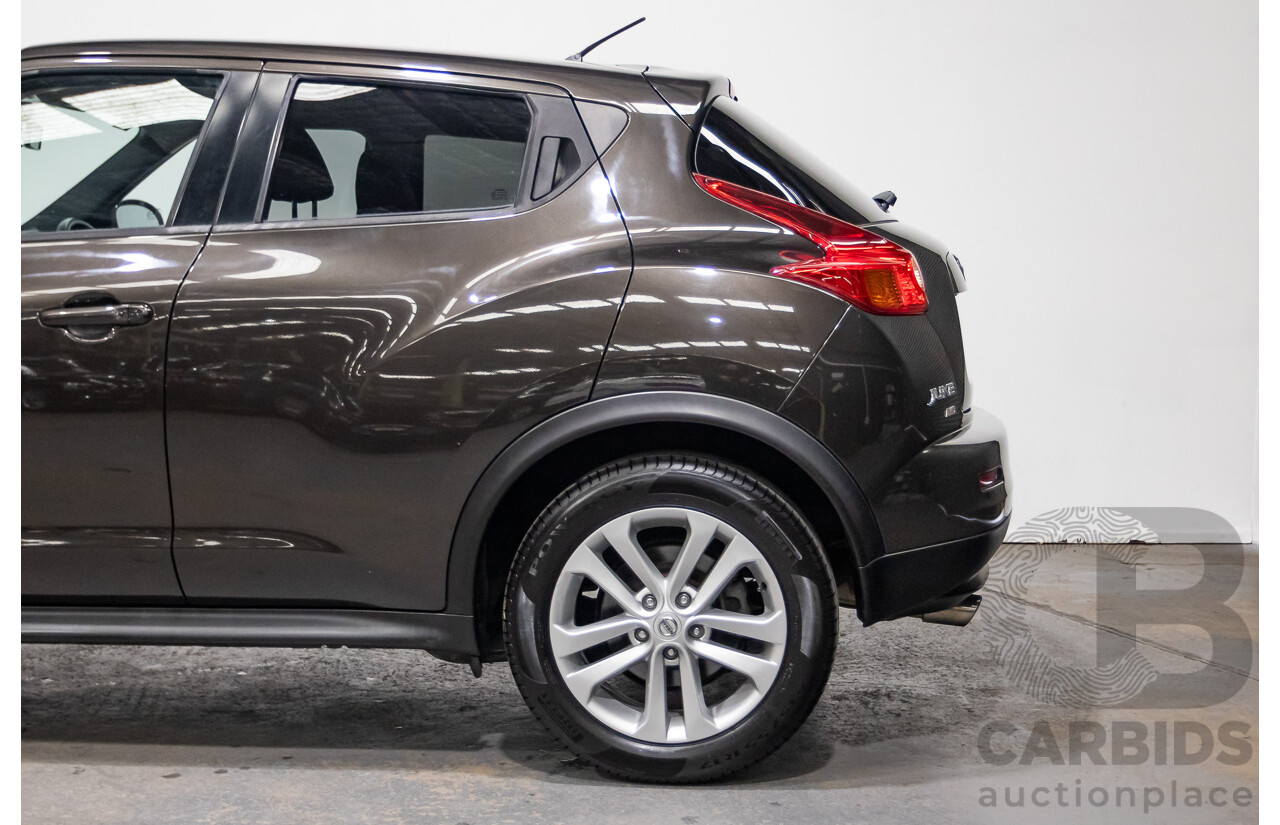 5/2015 Nissan Juke Ti-S (AWD) F15 4d Wagon Coyote Brown Metallic Turbo 1.6L