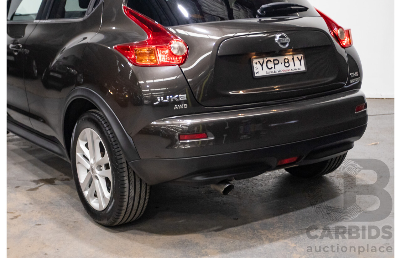 5/2015 Nissan Juke Ti-S (AWD) F15 4d Wagon Coyote Brown Metallic Turbo 1.6L