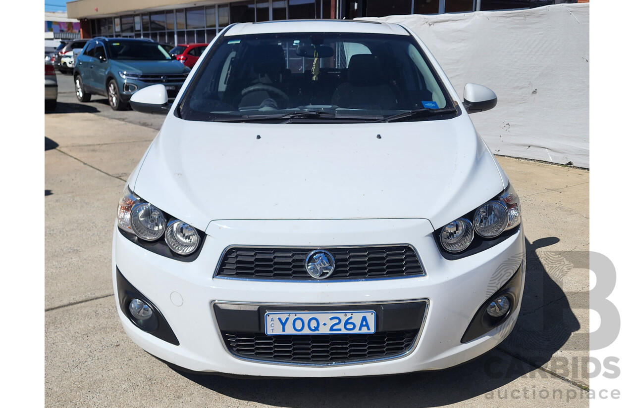 11/2012 Holden Barina  TM 5d Hatchback White 1.6L