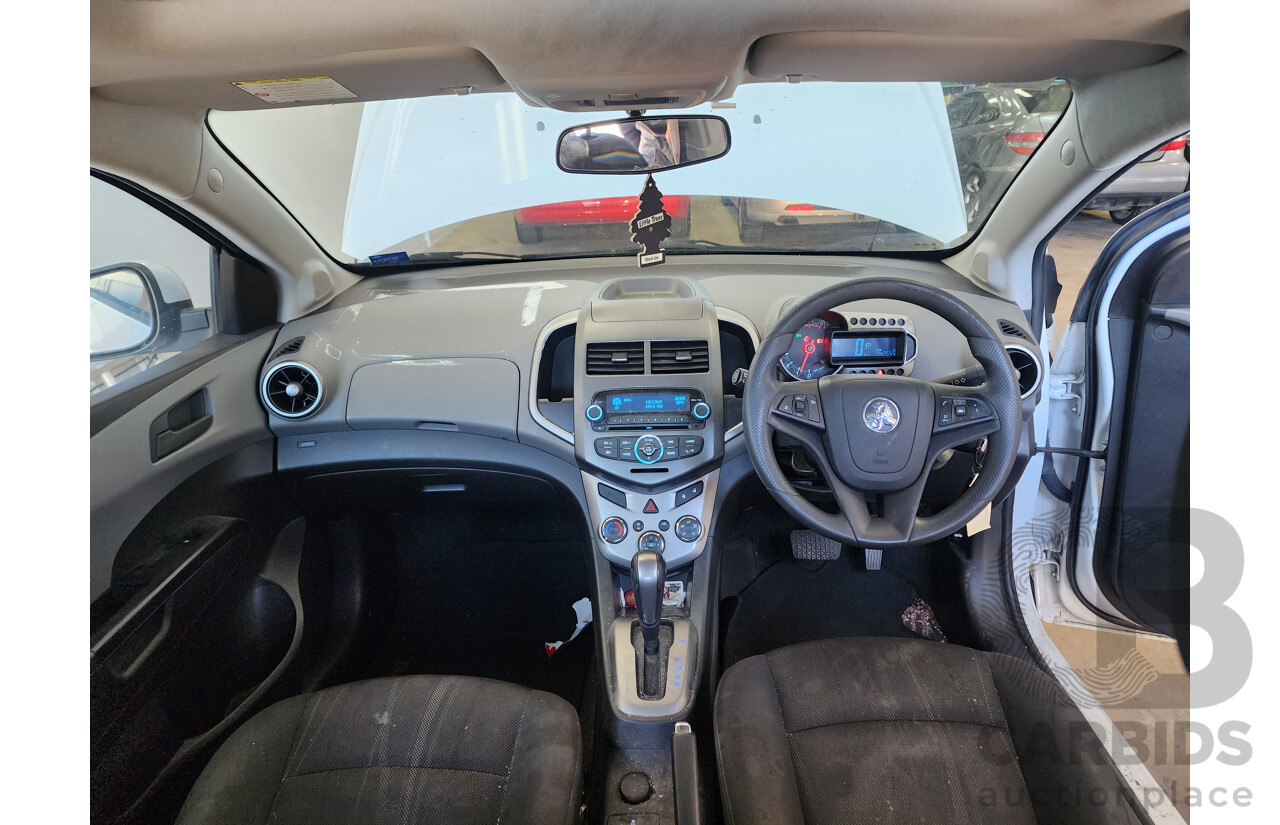 11/2012 Holden Barina  TM 5d Hatchback White 1.6L