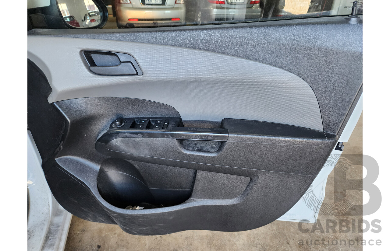 11/2012 Holden Barina  TM 5d Hatchback White 1.6L