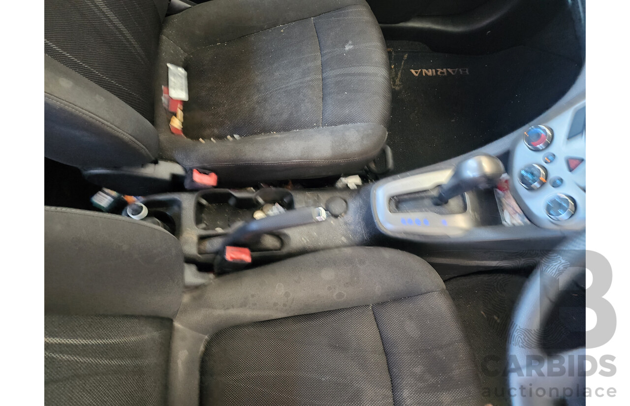 11/2012 Holden Barina  TM 5d Hatchback White 1.6L
