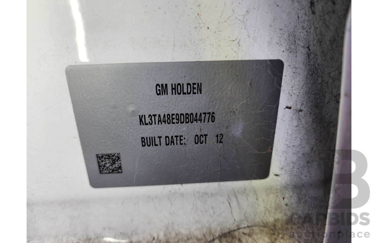 11/2012 Holden Barina  TM 5d Hatchback White 1.6L