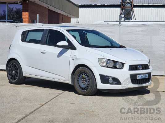 11/2012 Holden Barina  TM 5d Hatchback White 1.6L