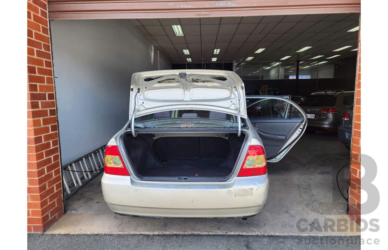 12/2005 Toyota Corolla Ascent ZZE122R 4d Sedan Silver 1.8L