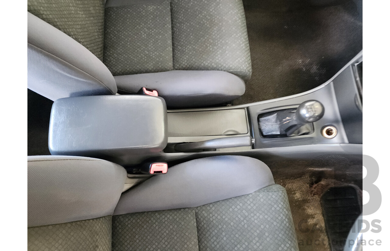12/2005 Toyota Corolla Ascent ZZE122R 4d Sedan Silver 1.8L