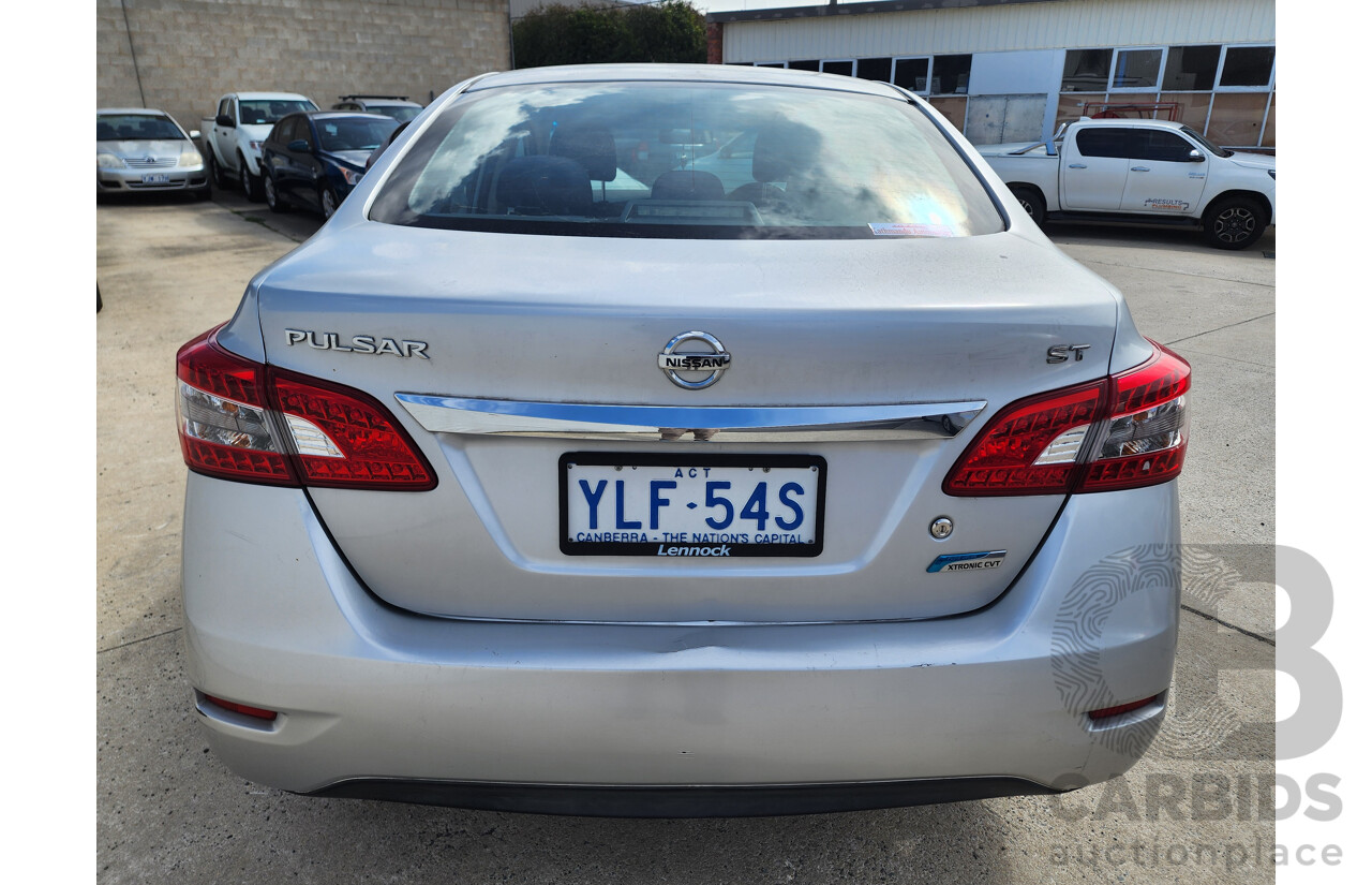 11/2014 Nissan Pulsar ST B17 4d Sedan Silver 1.8L