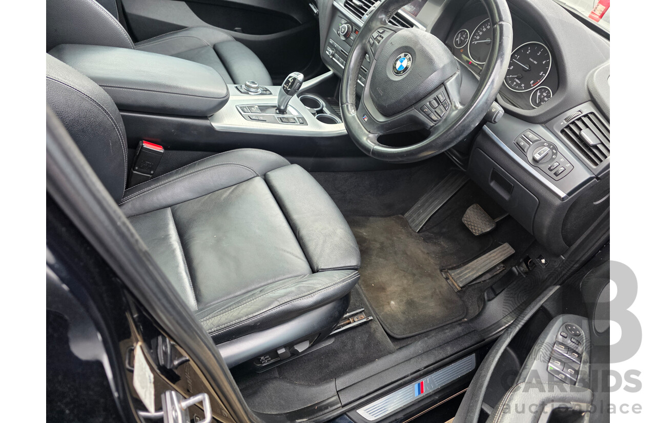 10/2011 BMW X3 Xdrive 30d M-Sport Pack (AWD) F25 4d Wagon Carbon Black Metallic Turbo Diesel 3.0L