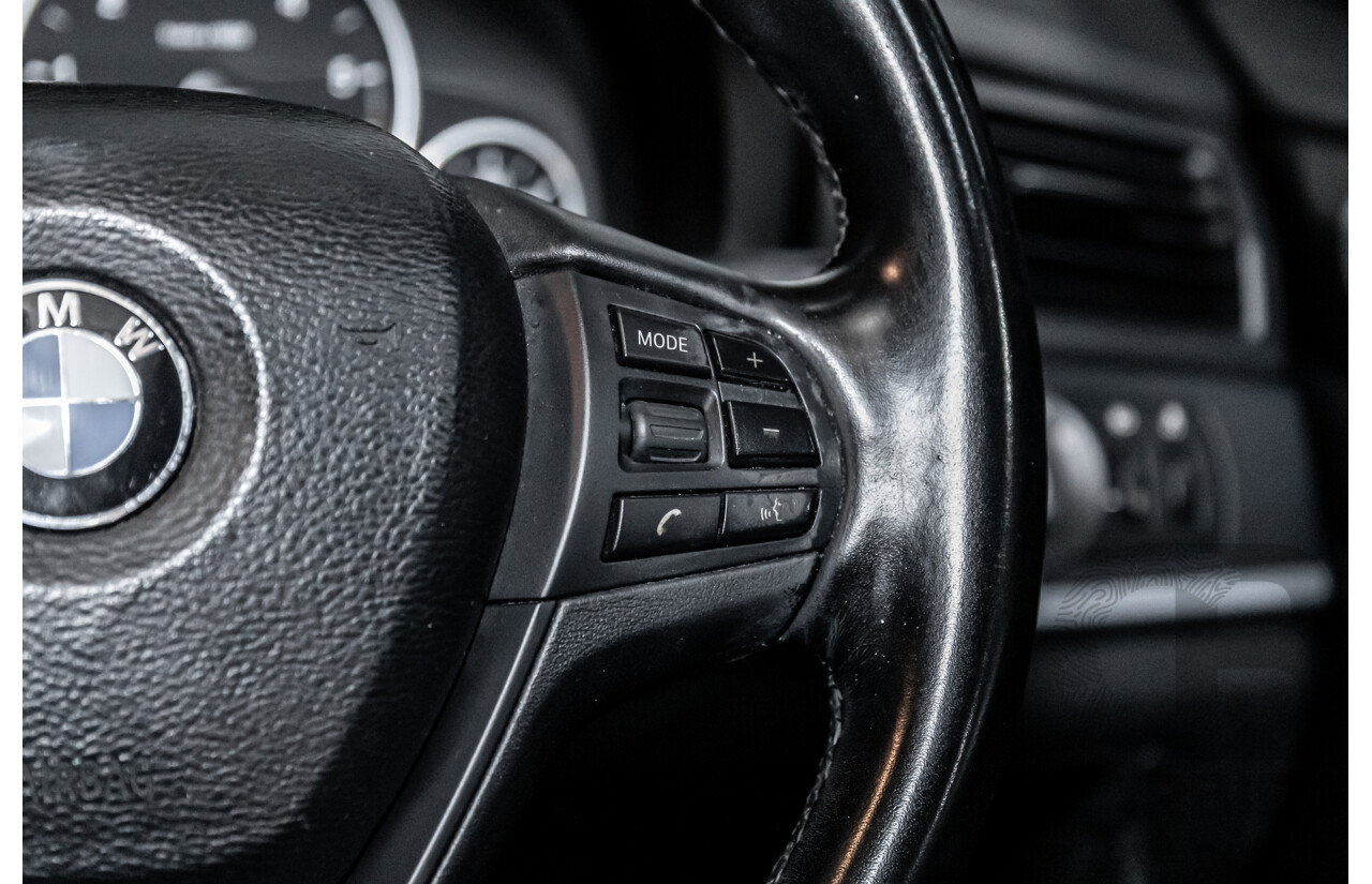 10/2011 BMW X3 Xdrive 30d M-Sport (AWD) F25 4d Wagon Carbon Black Metallic Turbo Diesel 3.0L