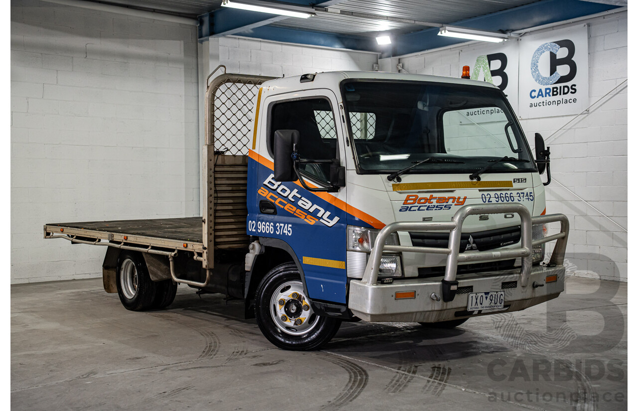 02/2013 Mitsubishi Fuso Canter 515 4.5 (MWB) 4x2 FE C/Chas White Turbo Diesel 3.0L