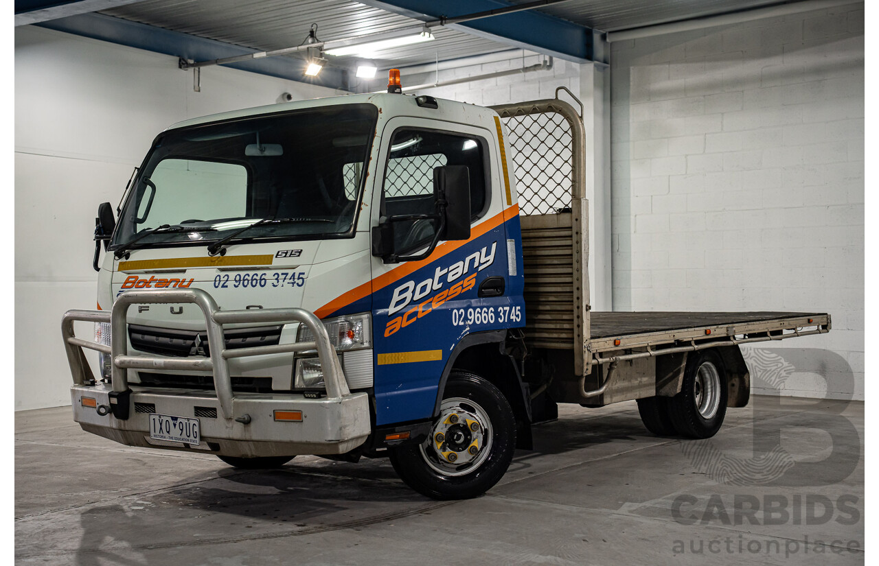 02/2013 Mitsubishi Fuso Canter 515 4.5 (MWB) 4x2 FE C/Chas White Turbo Diesel 3.0L