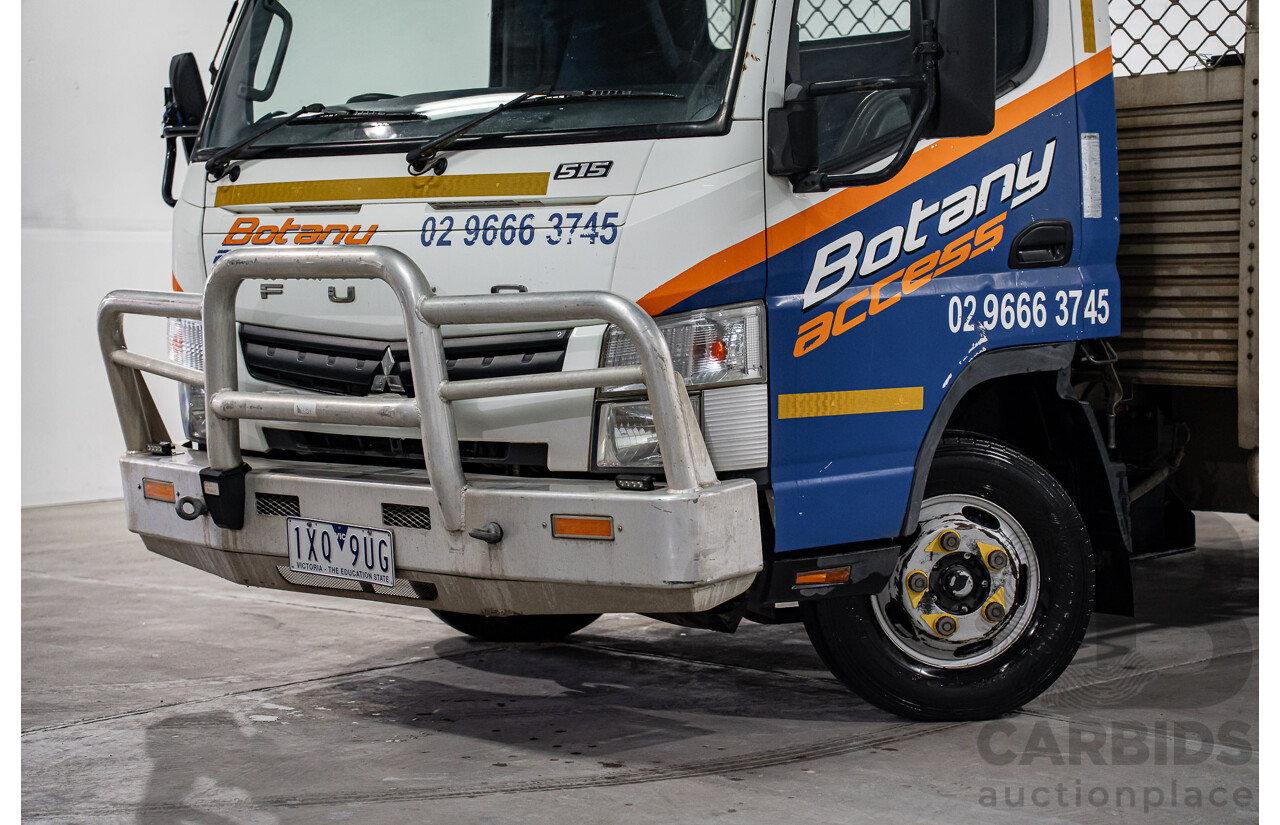 02/2013 Mitsubishi Fuso Canter 515 4.5 (MWB) 4x2 FE C/Chas White Turbo Diesel 3.0L
