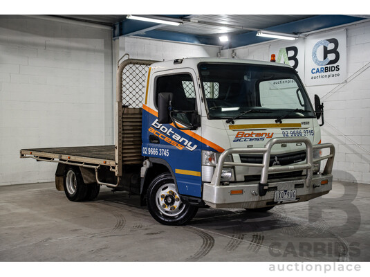 02/2013 Mitsubishi Fuso Canter 515 4.5 (MWB) 4x2 FE C/Chas White Turbo Diesel 3.0L