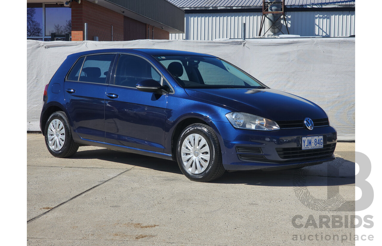 4/2013 Volkswagen Golf 90 TSI AU 5d Hatchback Blue 1.4L