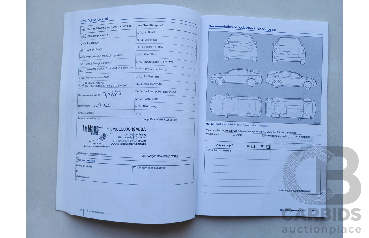 4/2013 Volkswagen Golf 90 TSI AU 5d Hatchback Blue 1.4L