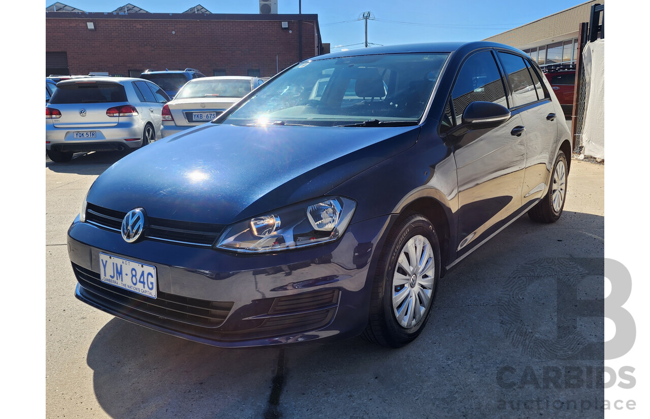 4/2013 Volkswagen Golf 90 TSI AU 5d Hatchback Blue 1.4L