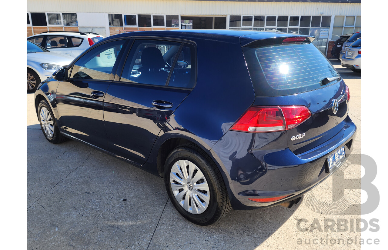4/2013 Volkswagen Golf 90 TSI AU 5d Hatchback Blue 1.4L