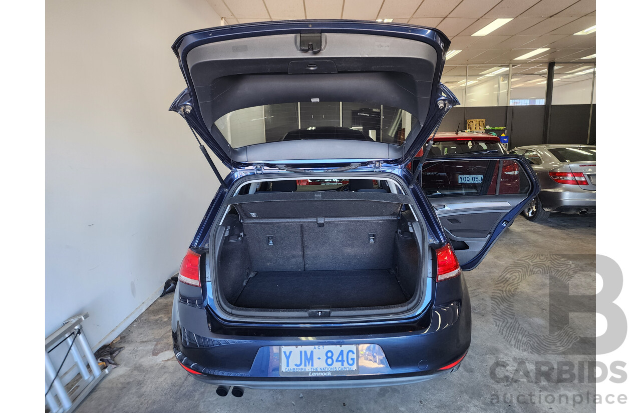 4/2013 Volkswagen Golf 90 TSI AU 5d Hatchback Blue 1.4L