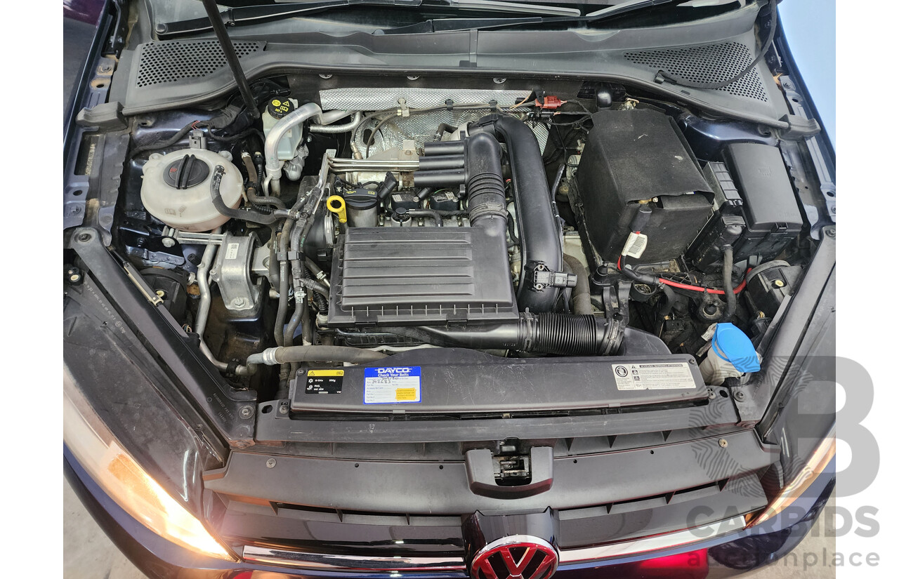 4/2013 Volkswagen Golf 90 TSI AU 5d Hatchback Blue 1.4L
