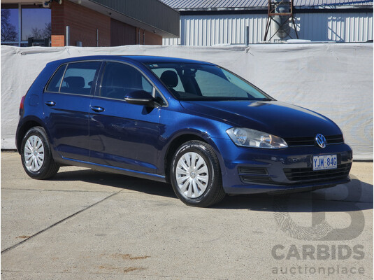 4/2013 Volkswagen Golf 90 TSI AU 5d Hatchback Blue 1.4L