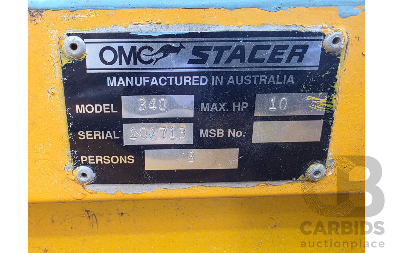 Stacer Car-Topper Aluminum Boat with Outboard Motor