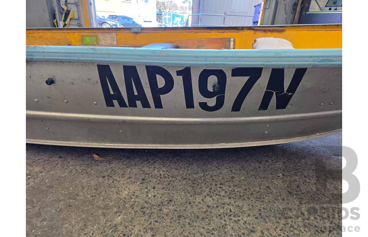 Stacer Car-Topper Aluminum Boat with Outboard Motor