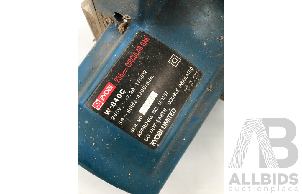 Ryobi Corded 235mm Circular Saw