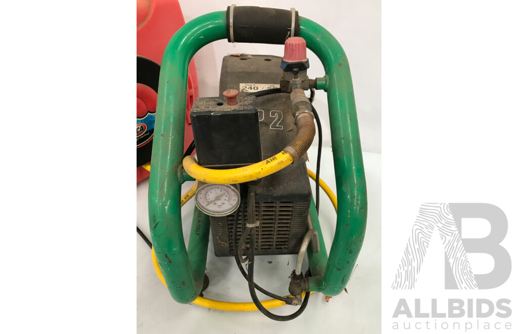 Nimbus 2503SIP Compressor with SCA Rectractable Air Hose 20m