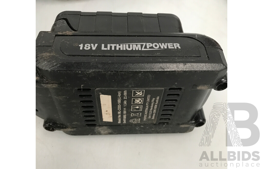PowerMaster Cordless Drill Driver and Circular Saw with Batteries