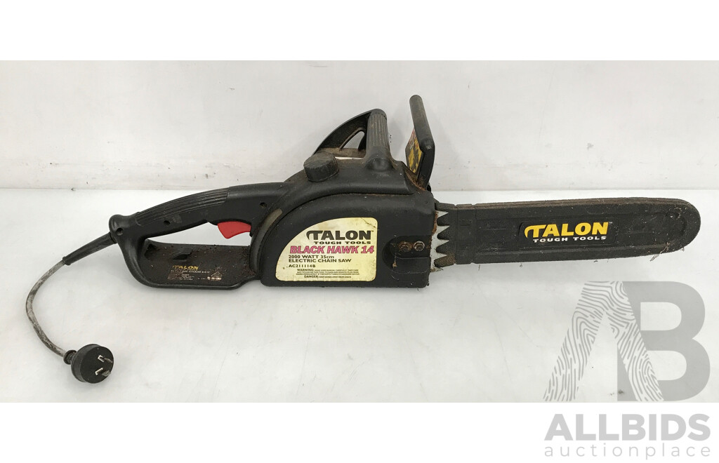 Talon Black Hawk 14 Electric Chain Saw