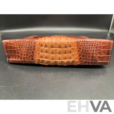 Crocodile Skin Vintage Hand Bag