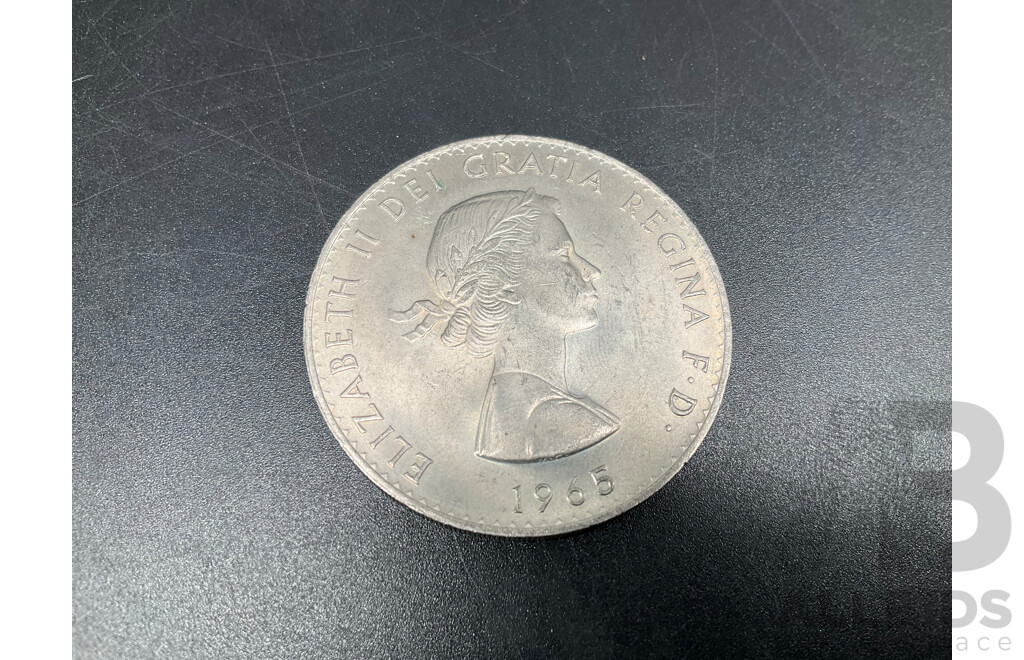 Australian and UK Coins and Note, Including Australian $1 Note and Coins, Australian Florin 1946, Australian Shilling Coins 1959,1961,  UK Pence 1970 and Threepence 1942 - Lot of 13