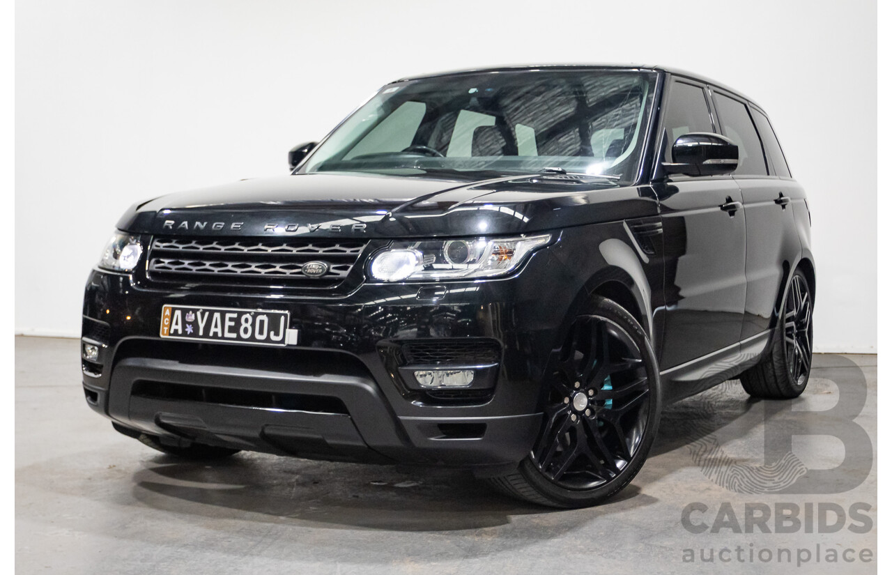 11/2015 Land Rover Range Rover Sport 3.0 TDV6 S (AWD) LW MY16 4d Wagon Santorini Black Metallic Turbo Diesel V6 3.0L