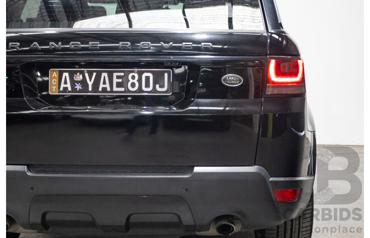 11/2015 Land Rover Range Rover Sport 3.0 TDV6 S (AWD) LW MY16 4d Wagon Santorini Black Metallic Turbo Diesel V6 3.0L