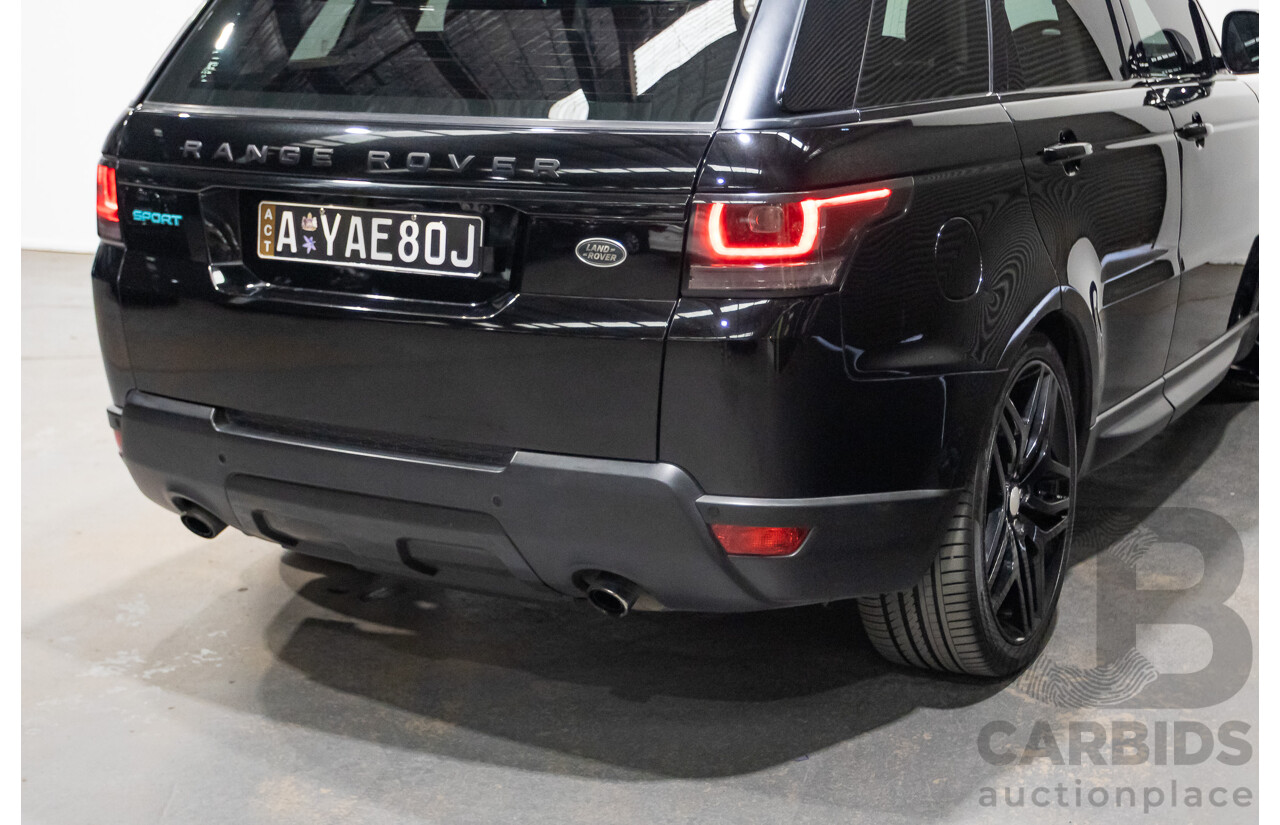 11/2015 Land Rover Range Rover Sport 3.0 TDV6 S (AWD) LW MY16 4d Wagon Santorini Black Metallic Turbo Diesel V6 3.0L