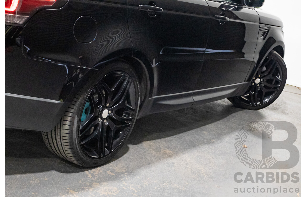 11/2015 Land Rover Range Rover Sport 3.0 TDV6 S (AWD) LW MY16 4d Wagon Santorini Black Metallic Turbo Diesel V6 3.0L