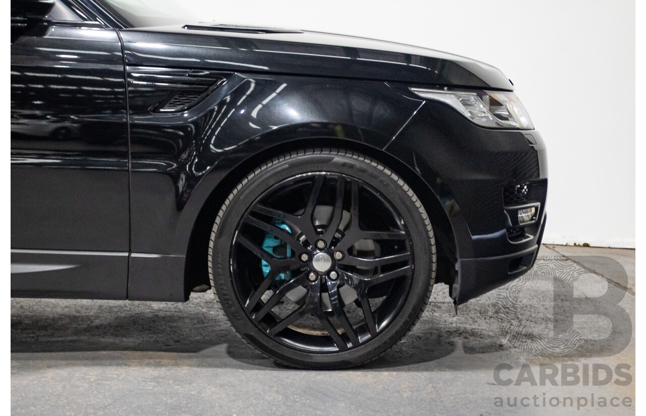 11/2015 Land Rover Range Rover Sport 3.0 TDV6 S (AWD) LW MY16 4d Wagon Santorini Black Metallic Turbo Diesel V6 3.0L