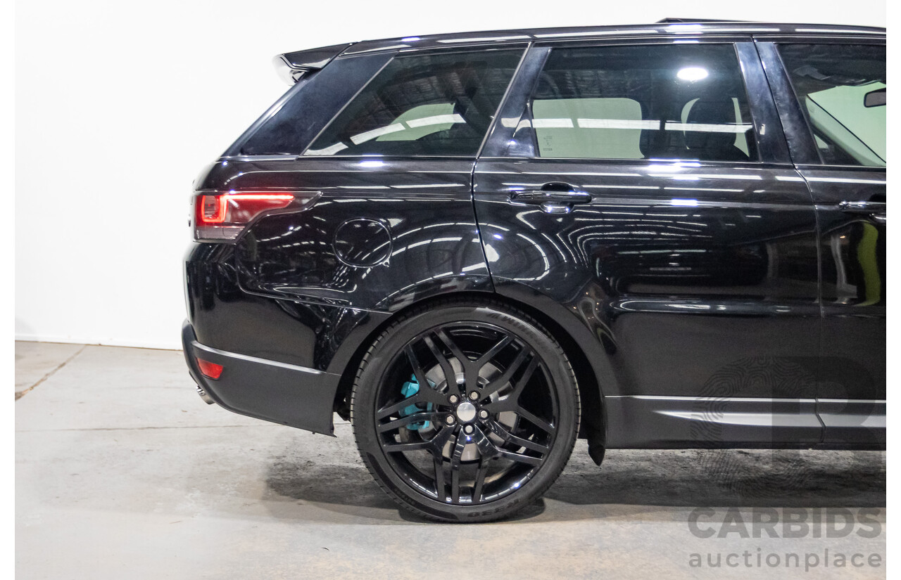 11/2015 Land Rover Range Rover Sport 3.0 TDV6 S (AWD) LW MY16 4d Wagon Santorini Black Metallic Turbo Diesel V6 3.0L
