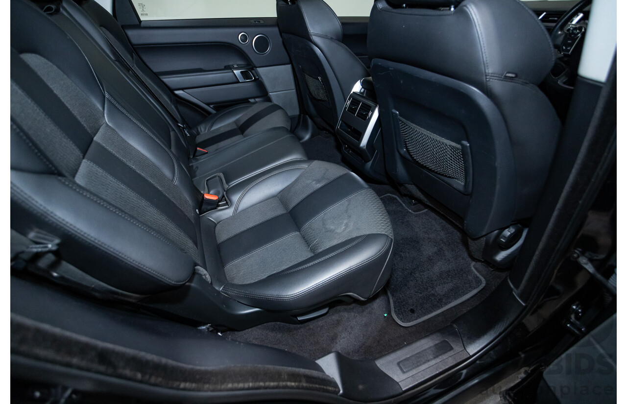 11/2015 Land Rover Range Rover Sport 3.0 TDV6 S (AWD) LW MY16 4d Wagon Santorini Black Metallic Turbo Diesel V6 3.0L