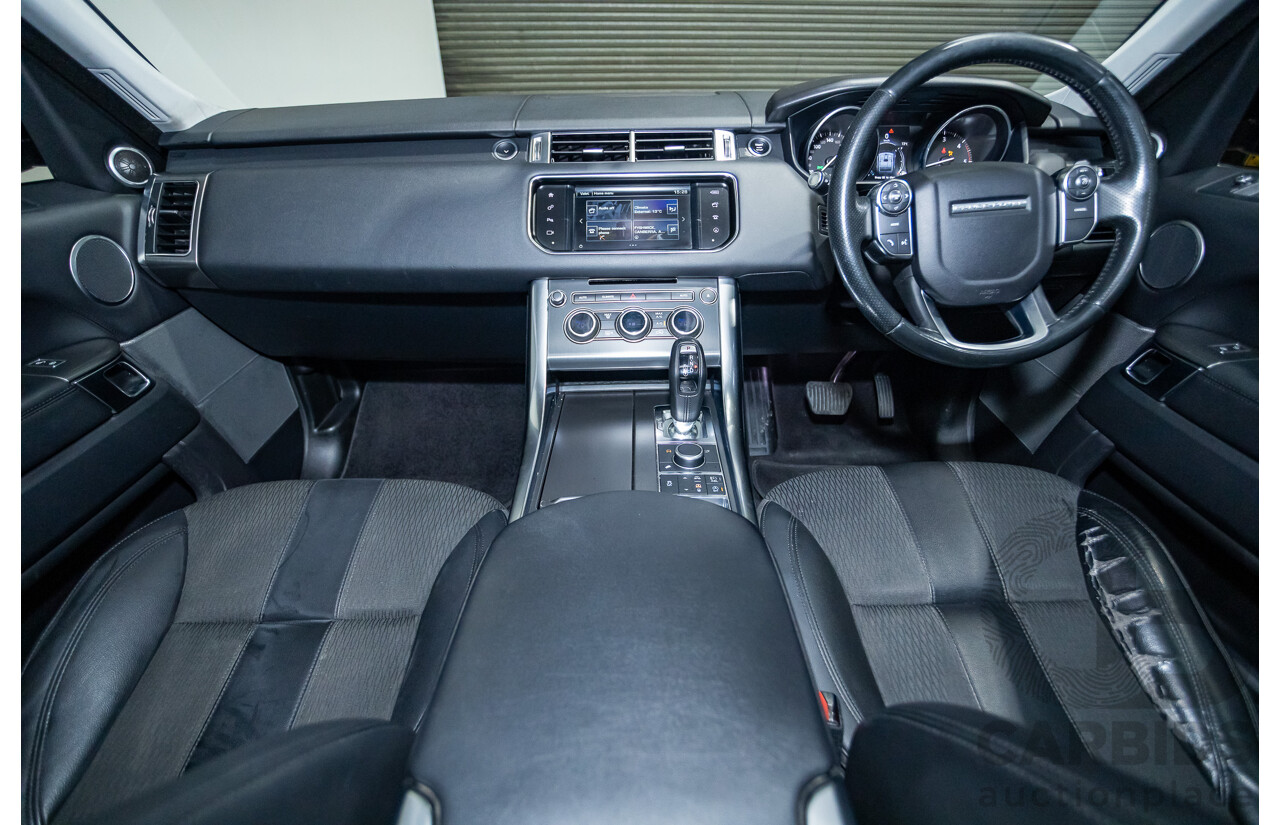 11/2015 Land Rover Range Rover Sport 3.0 TDV6 S (AWD) LW MY16 4d Wagon Santorini Black Metallic Turbo Diesel V6 3.0L