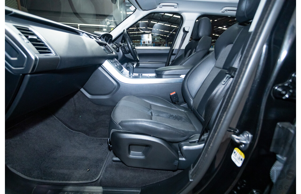 11/2015 Land Rover Range Rover Sport 3.0 TDV6 S (AWD) LW MY16 4d Wagon Santorini Black Metallic Turbo Diesel V6 3.0L