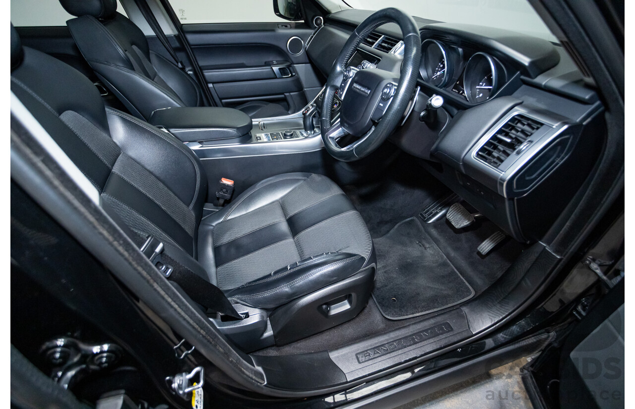 11/2015 Land Rover Range Rover Sport 3.0 TDV6 S (AWD) LW MY16 4d Wagon Santorini Black Metallic Turbo Diesel V6 3.0L