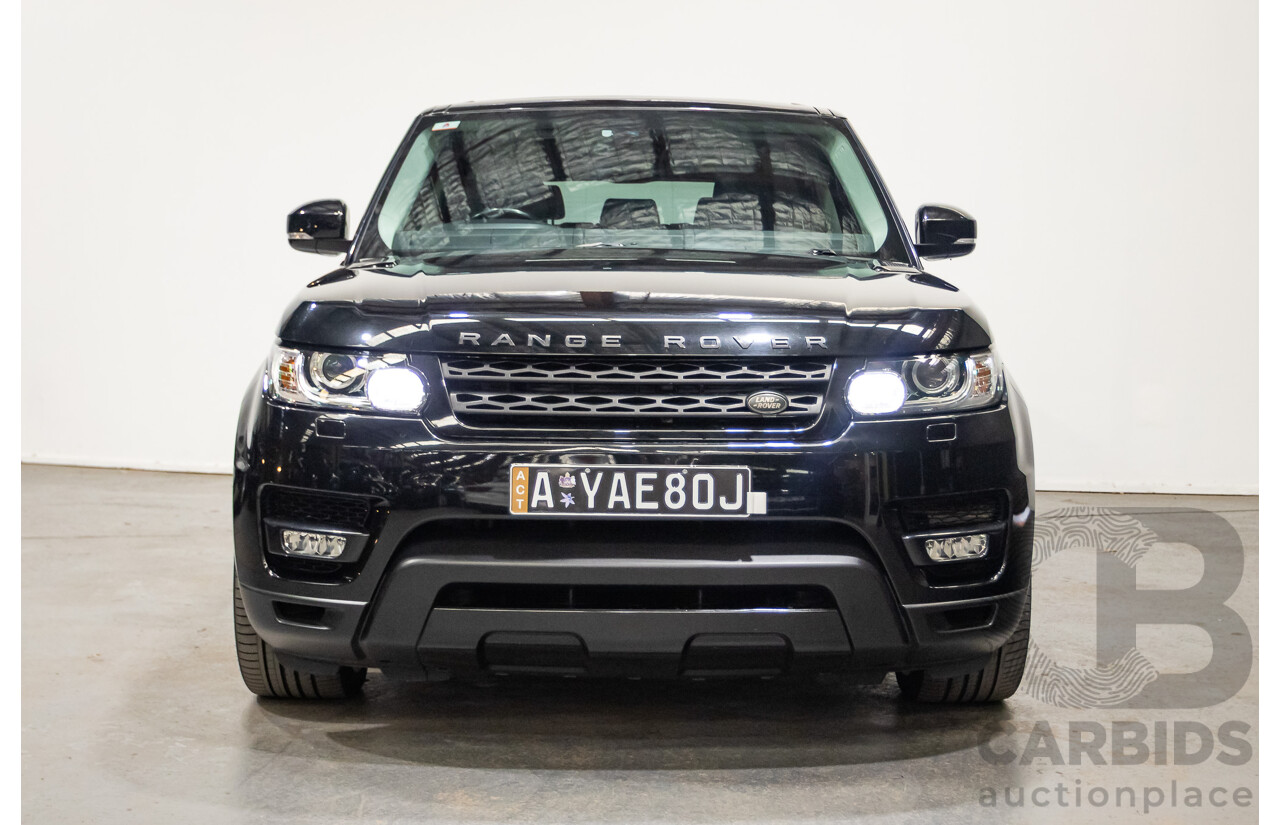 11/2015 Land Rover Range Rover Sport 3.0 TDV6 S (AWD) LW MY16 4d Wagon Santorini Black Metallic Turbo Diesel V6 3.0L