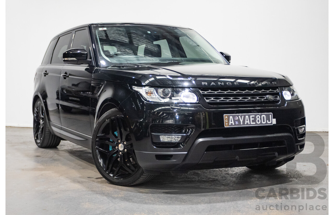 11/2015 Land Rover Range Rover Sport 3.0 TDV6 S (AWD) LW MY16 4d Wagon Santorini Black Metallic Turbo Diesel V6 3.0L