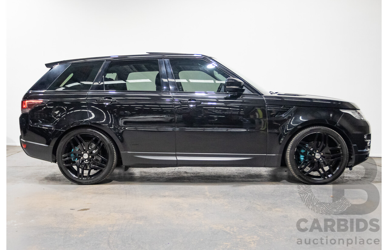 11/2015 Land Rover Range Rover Sport 3.0 TDV6 S (AWD) LW MY16 4d Wagon Santorini Black Metallic Turbo Diesel V6 3.0L