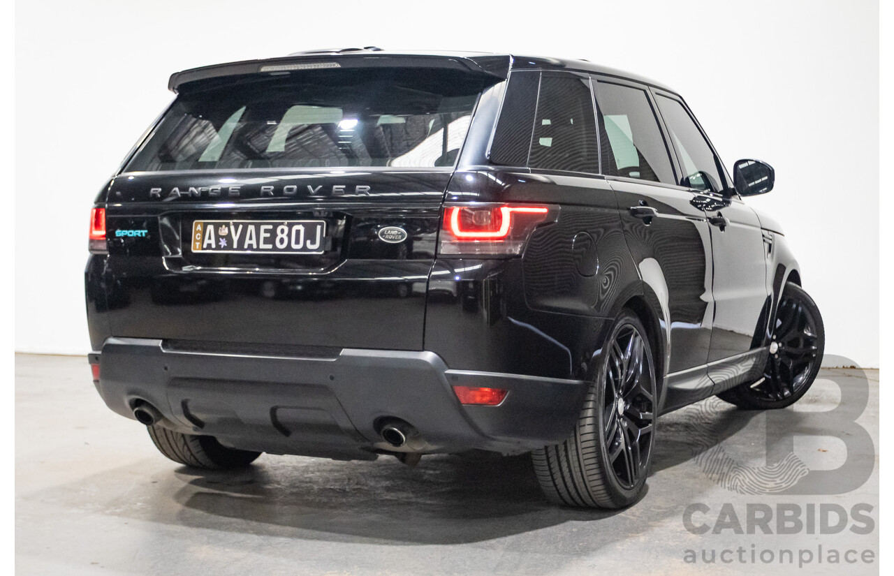 11/2015 Land Rover Range Rover Sport 3.0 TDV6 S (AWD) LW MY16 4d Wagon Santorini Black Metallic Turbo Diesel V6 3.0L